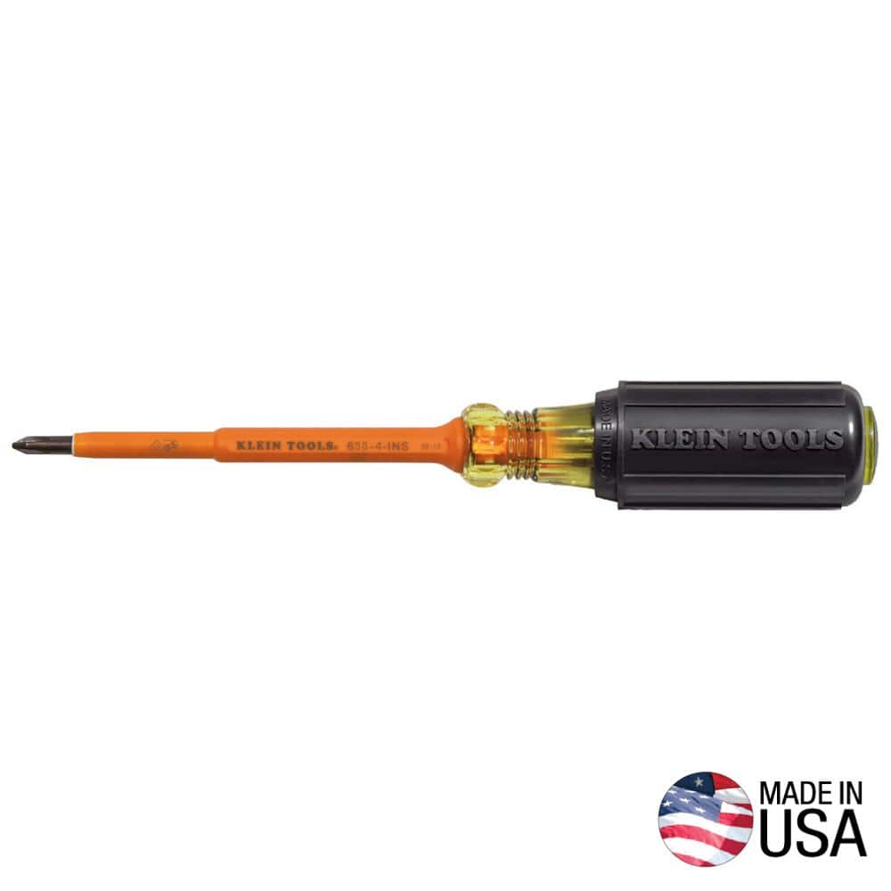 "#1 Insulated Phillips Head Screwdriver with 4 in. Round Shank- Cushion Grip Handle" price history on PriceWatchPro