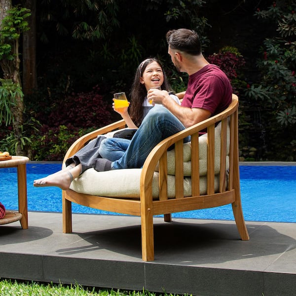 eb's Mountain Furniture ベージュ Cambridge Casual Cambridge Casual Bernese Oversized Teak