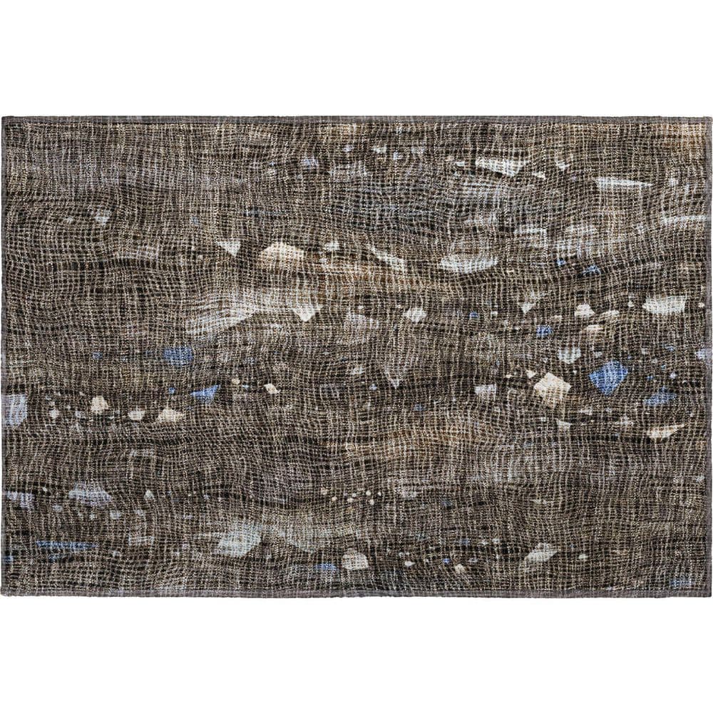 Mayfield Premium Machine Washable Abstract AMF2092 Chocolate 2 ft. x 3 ft. Accent Rug price history on PriceWatchPro