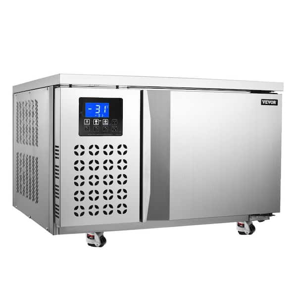 Commercial Blast Freezer, 80 L / 2.8 cu. ft. Stainless Steel Blast Chiller, Food Blast Freezer w/ Casters for Restaurant