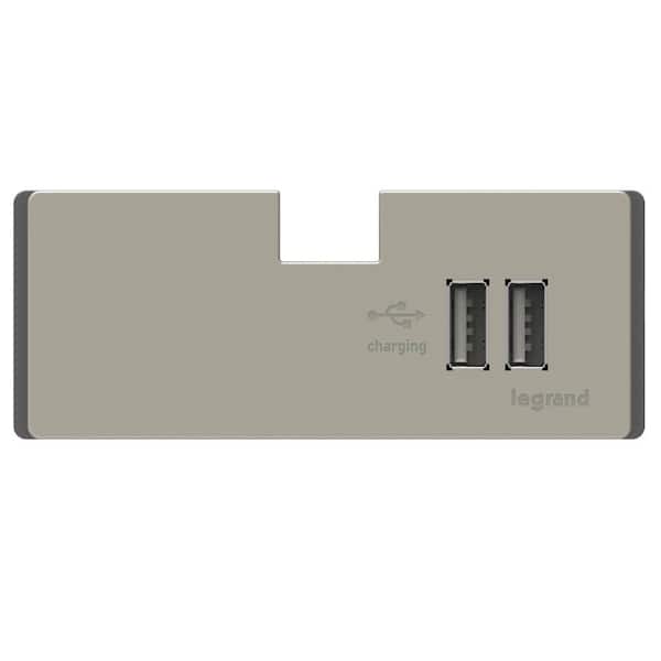 Legrand adorne Under Cabinet 2-Port USB Outlet Module
