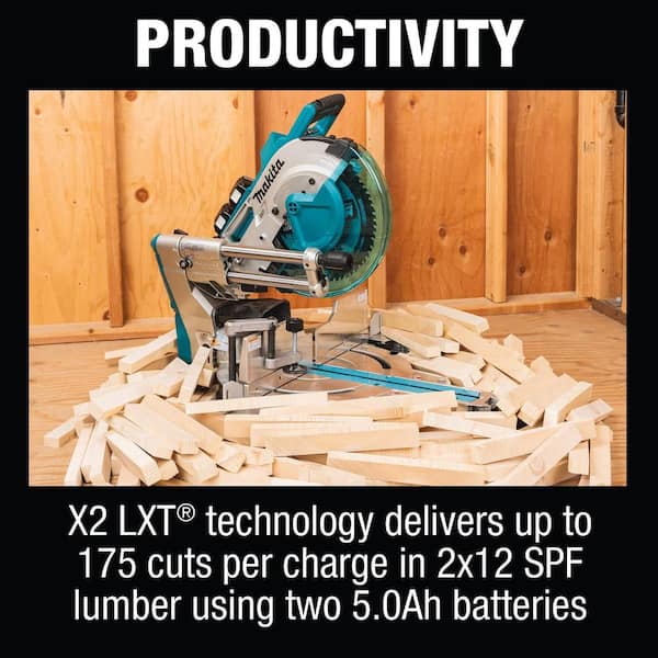 Makita 18V X2 LXT Lithium Ion 36V 12 in. Brushless Dual Bevel