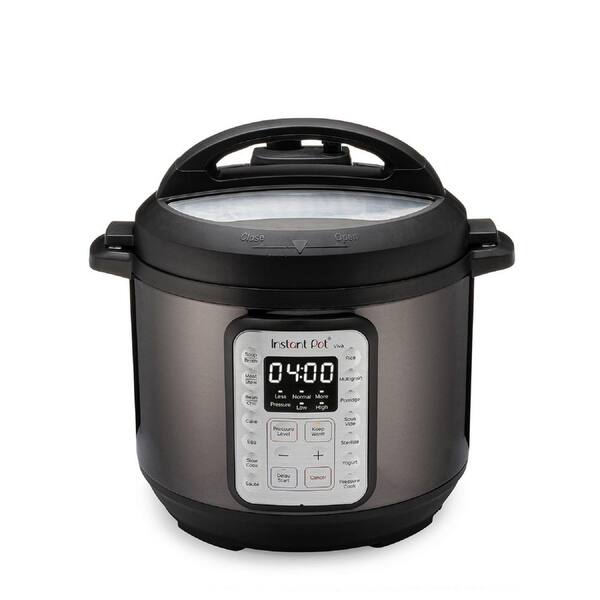 Instant Pot 6 qt. Black Electric Pressure Cooker Duo Viva Multi-Use