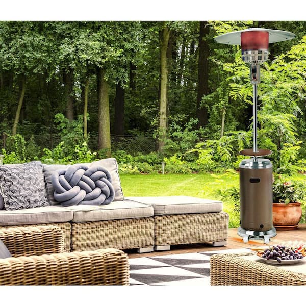 hanover mini umbrella propane tabletop patio heater Kinger Home 92" Bronze Heater, 46,000 BTU The push button ignition system makes this unit simple and safe to operate Hanover 48,000 BTU Bronze and