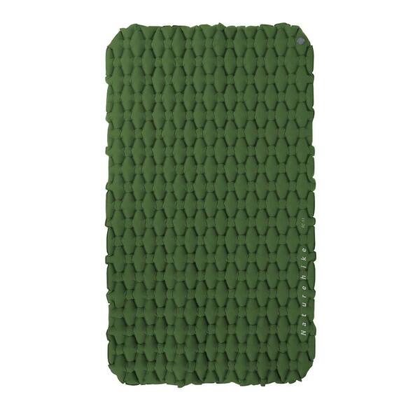 Cesicia Forest Green 2-Person Outdoor Ultralight Inflatable Air Mattress without Pillow Camping Pad