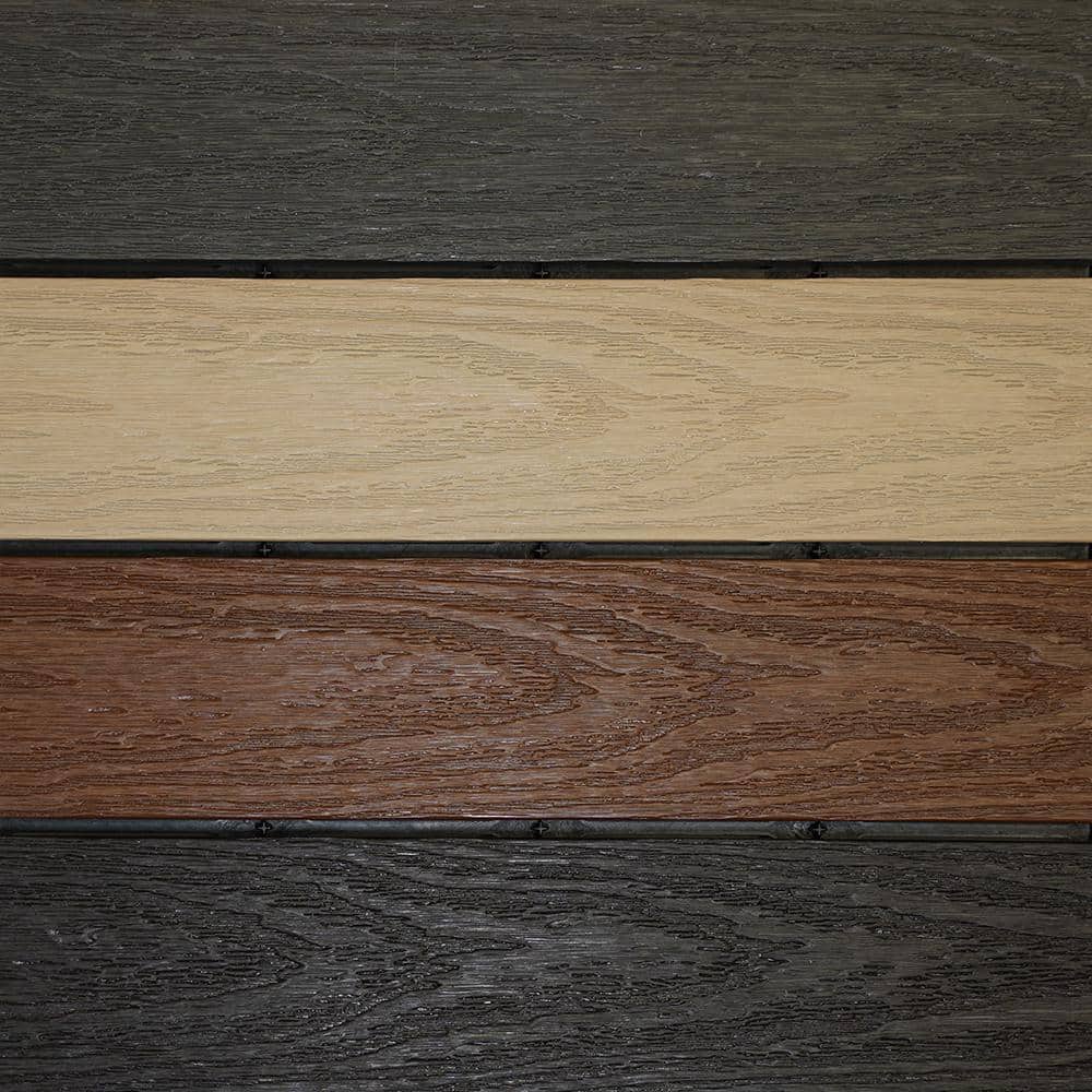 UltraShield Naturale 1 ft. x 1 ft. Composite Quick Deck Outdoor Deck Tile Sample in Multi-Color price history on PriceWatchPro