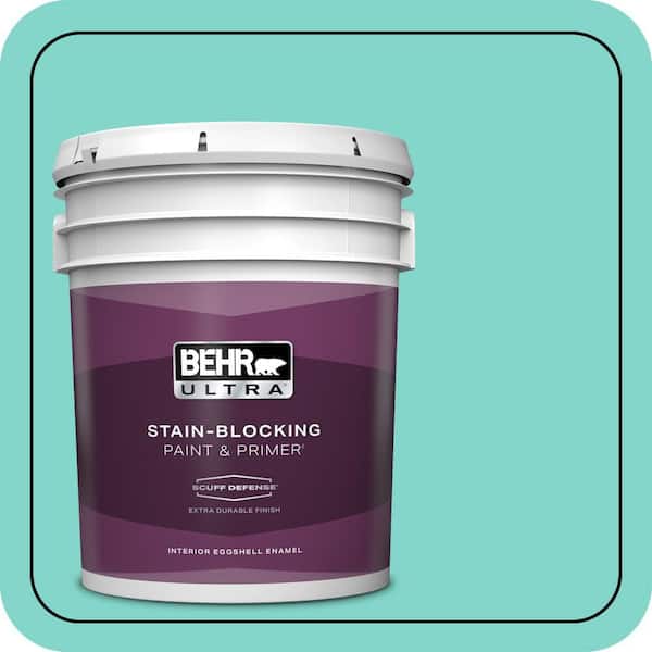 BEHR ULTRA 5 gal. Home Decorators Collection #HDC-MD-09 Island Oasis Extra Durable Eggshell Enamel Interior Paint & Primer