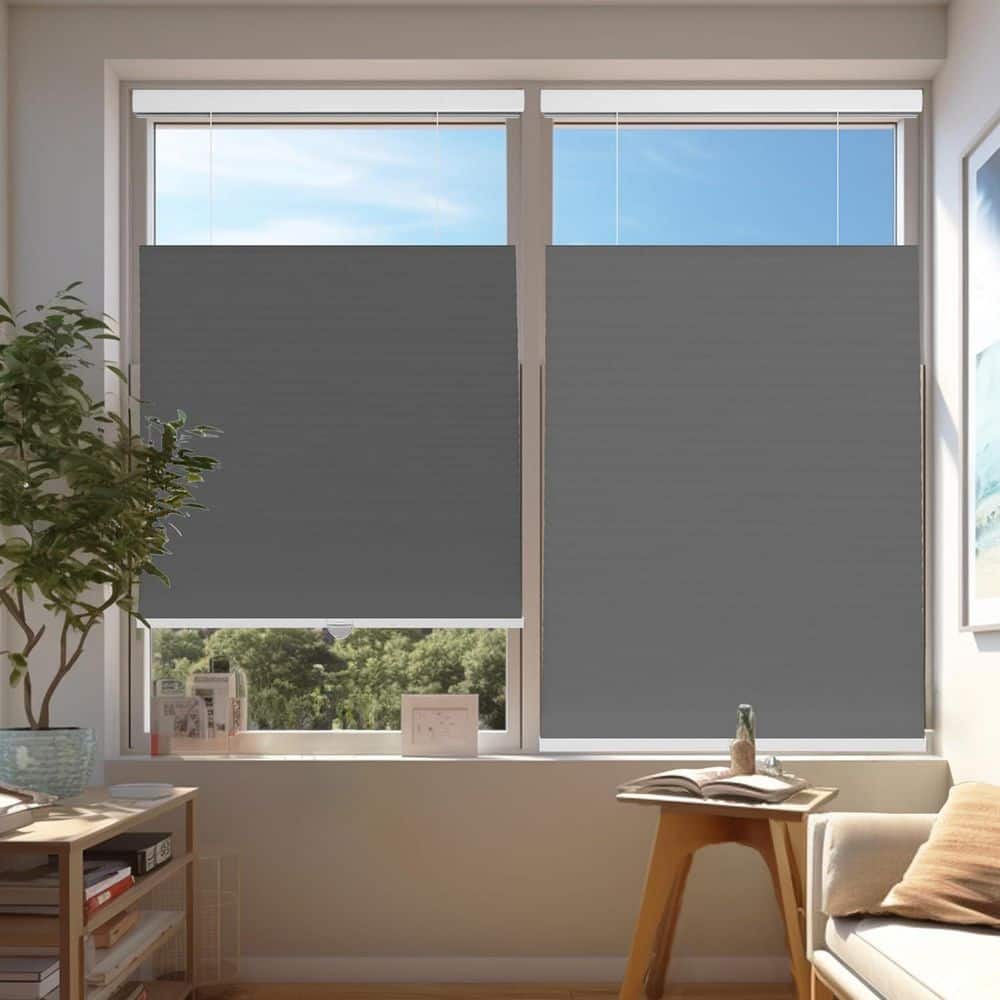 Cut-to-Size Steel Light Filtering Cordless Top Down Bottom Up Polyester Cellular Shades 69.75 in. W x 48 in. L price history on PriceWatchPro