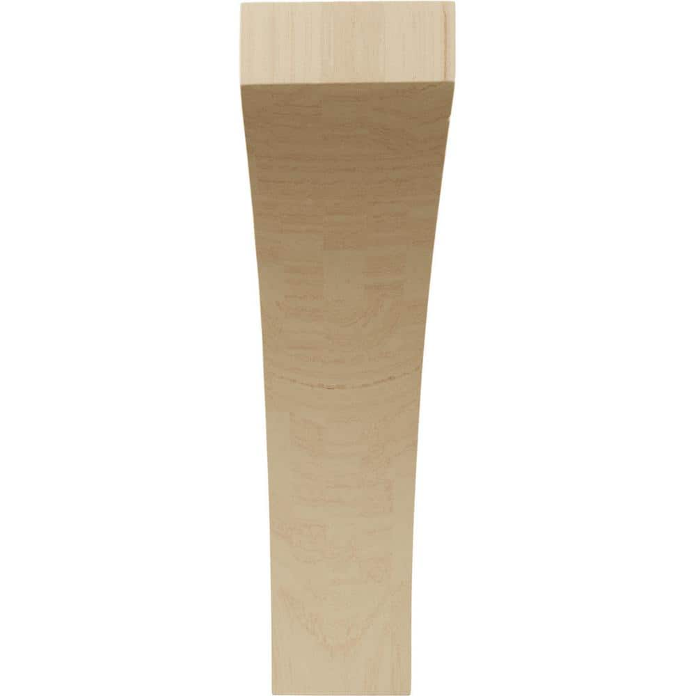 Extra Large Unfinished Rubberwood Lawson Corbel, 3"W x 7.5"D x 12"H