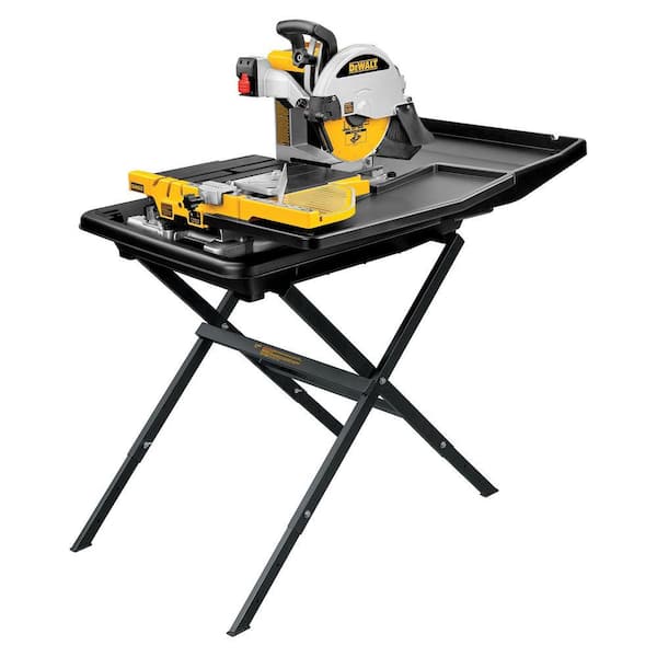 DEWALT 10 in. Wet Tile Saw with Stand