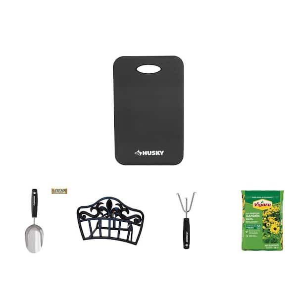 6.2 in. Cultivator, 1 cu. ft. Garden Soil, 6-1/5 in. Soil Scoop, Kneeling Pad and 2 cu. ft. Garden Cart Combo