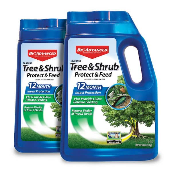 BIOADVANCED 10 lbs. Tree and Shrub Protect and Feed Granules (2