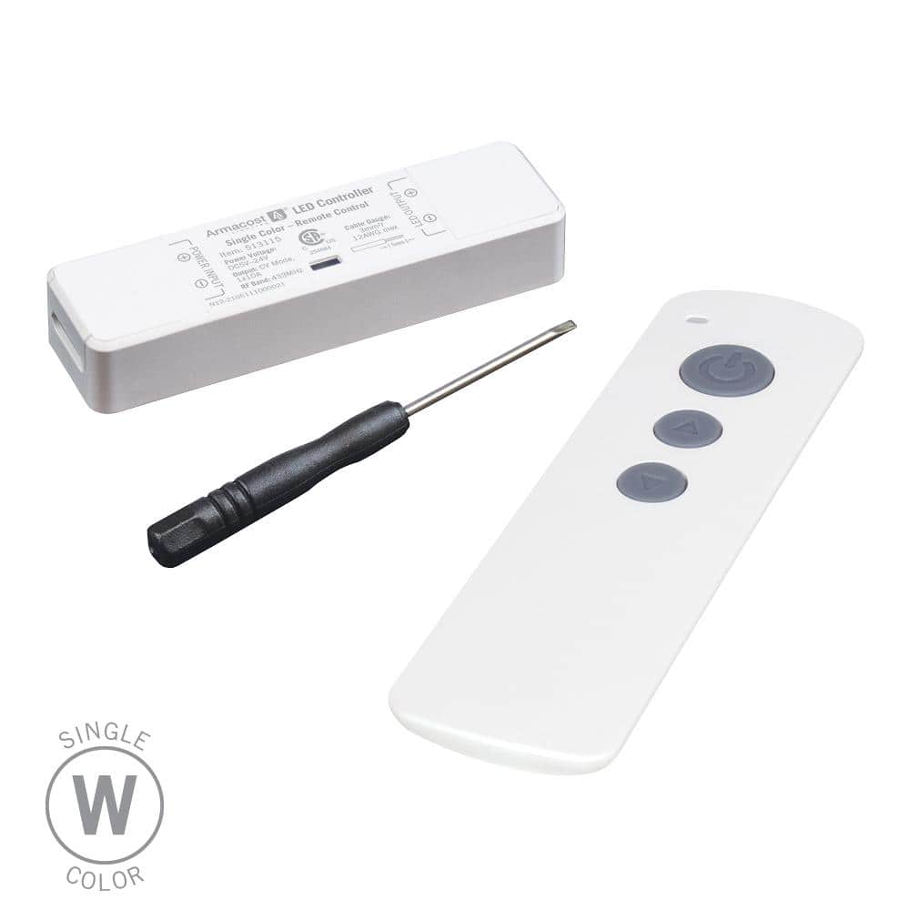 White LED Remote Control for Under Cabinet Lighting