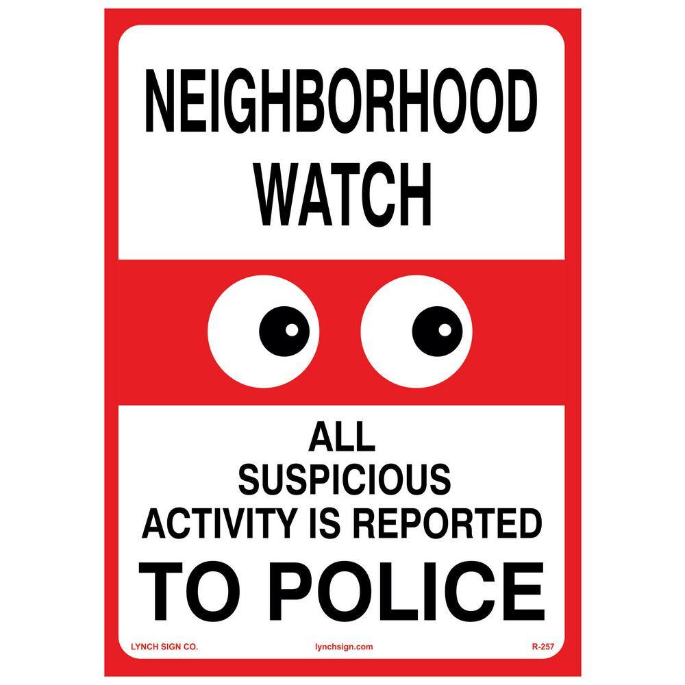 10 in. x 14 in. Neighborhood Watch Sign Printed on More Durable Longer-Lasting Thicker Styrene Plastic. price history on PriceWatchPro