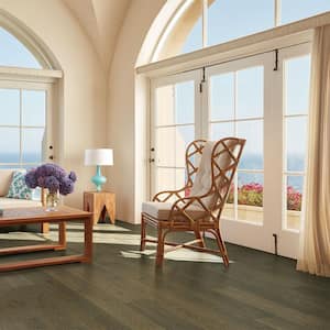 Baker French Oak 3/8 in. T x 6.5 in. W Click Lock Wire Brushed Engineered Hardwood Flooring (945.6 sq. ft./pallet)