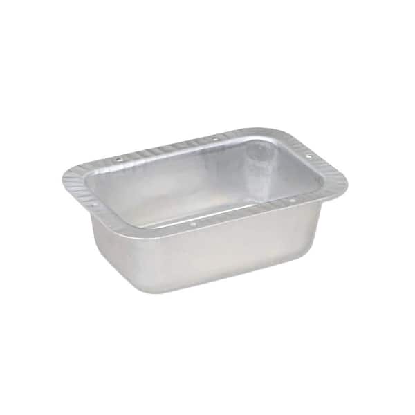 Amerimax Home Products 3 in. x 4 in. Mill Finish Aluminum Downspout Outlet