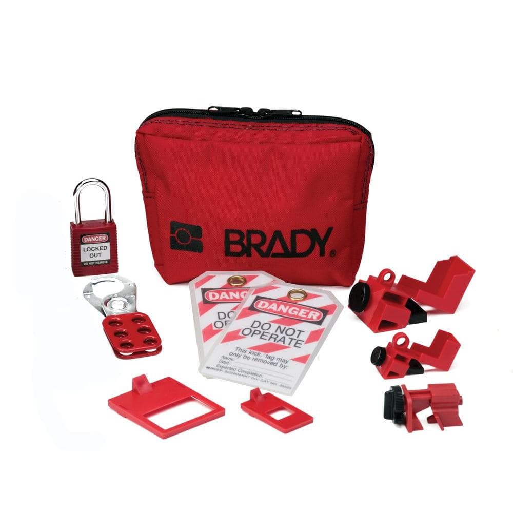 1 Kit Brady LK505E Prinzing Lockout TagOut starter Kit 