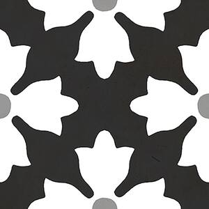 Bold Blooms 8 in. x 8 in. Matte Porcelain Floor and Wall Tile (5.16 sq. ft./Case)
