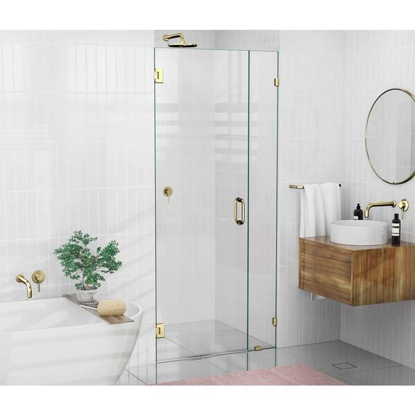 Glass Warehouse Illume 33 5 In W X 78 In H Wall Hinged Frameless