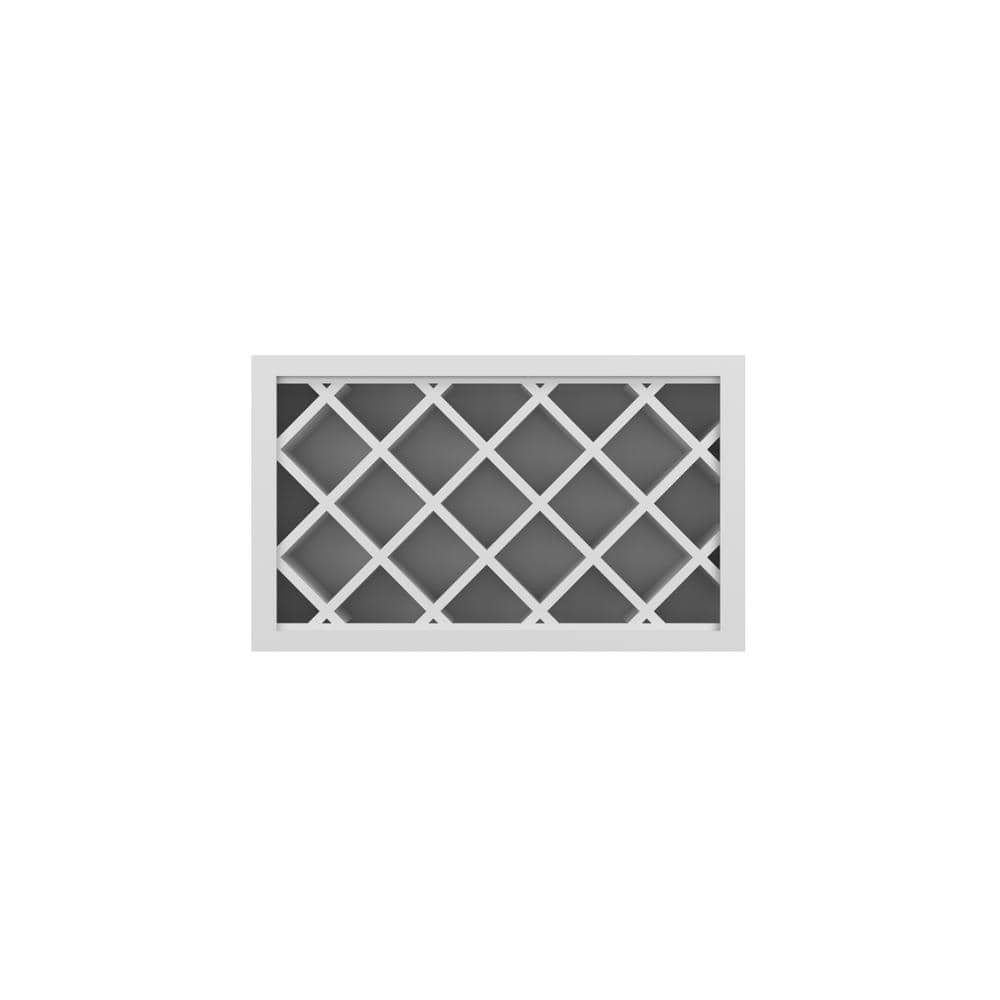 Norfolk Shaker 30 in. W x 18 in. H x 12 in. D in Painted White Plywood Asse