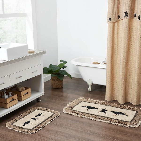 https://images.thdstatic.com/productImages/637df68f-f8d5-4cb8-9841-d7c7a0a821df/svn/dark-creme-charcoal-grey-country-black-vhc-brands-bathroom-rugs-bath-mats-80281-fa_600.jpg