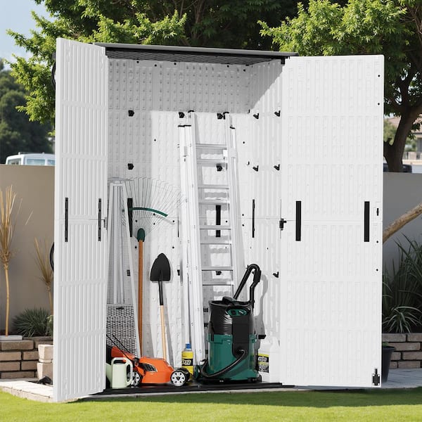 Patiowell 4 ft. W x 2.1 ft. D x 6 ft. H Outdoor Plastic Shed