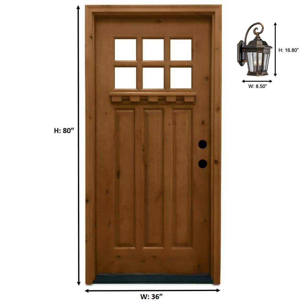 Crawford Bronze Direct Wired Lantern Sconce