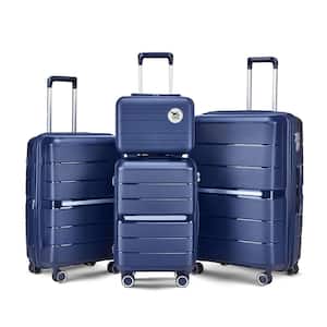 Luggage Expandable Suitcase PP 4 Piece Set with 14in 20in 24in 28in