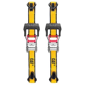 Stanley 1.25 in. x 16 ft. / 3000 lbs. Break Strength Ratchet Straps  (4-Pack) S10204 - The Home Depot