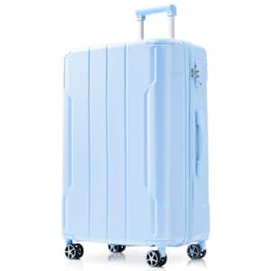 Tatahance 29.5 in. Sky Blue Lightweight Durable ABS Hardshell