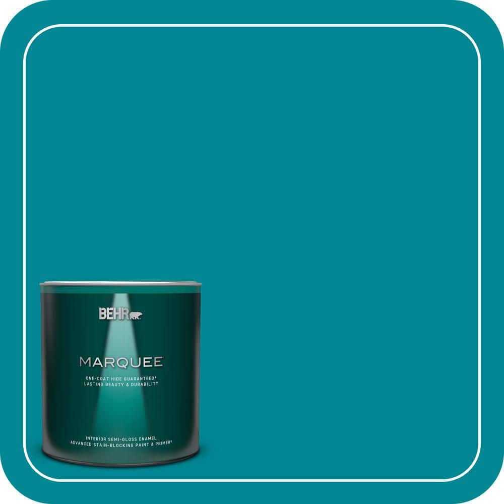 1 qt. Home Decorators Collection #HDC-SM16-06 Blue Slushie Semi-Gloss Enamel Interior Paint & Primer price history on PriceWatchPro