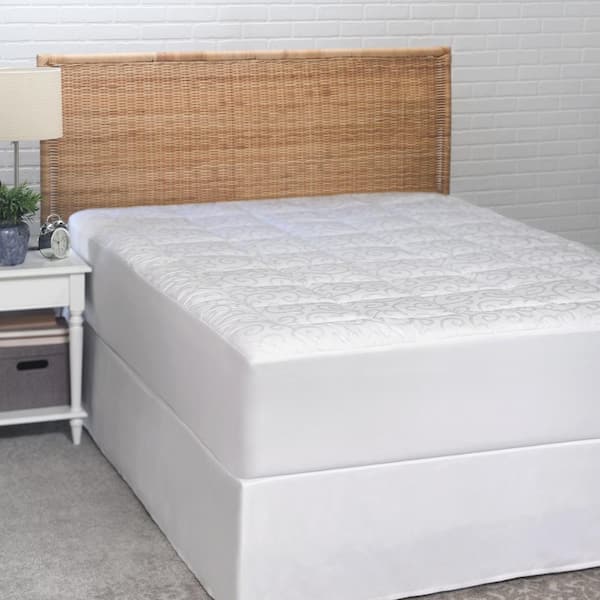 Allied Home Candice Olson 300 Thread Count 100% Cotton Jacquard King Mattress Pad