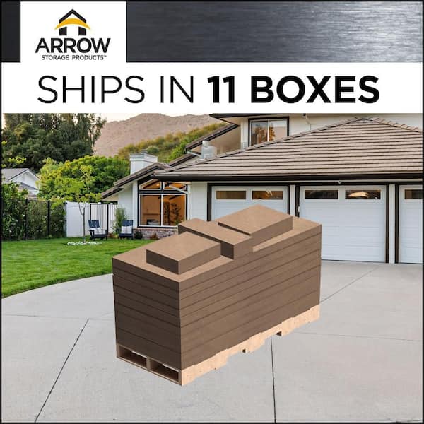 Arrow 20 ft. x 29 ft. x 9 ft. Charcoal Carport CPHC202909 - The