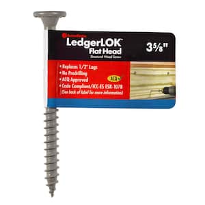 LedgerLOK 3-5/8 in. Flat Head Structural Wood Screw (Single Fastener)