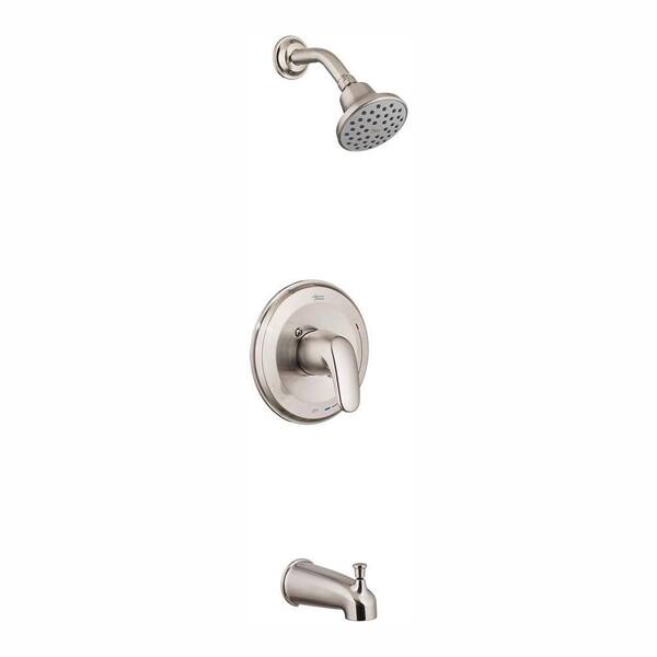 American Standard Colony Pro 1-Handle 1-Spray Shower Faucet Trim Kit in Brushed Nickel (Valve Not Included)