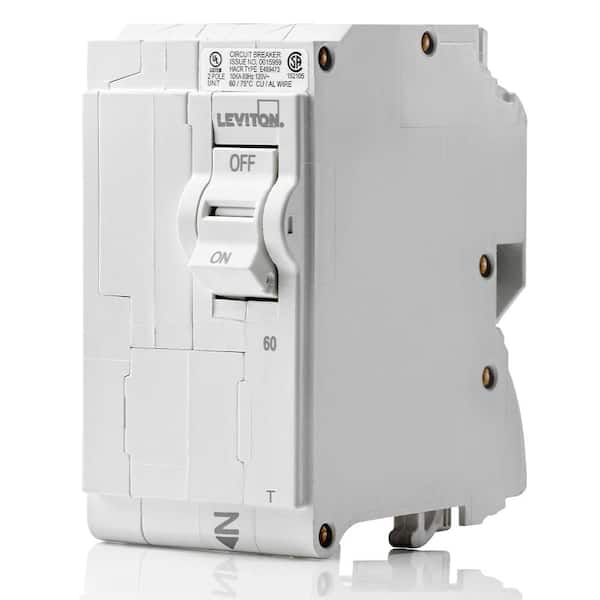 Branch Circuit Breaker, Standard 2-Pole 60 Amp, 120-Volt/240-Volt, Thermal Magnetic LB260-TR