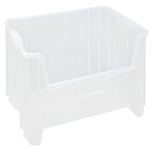 Heavy-Duty Giant Stack 16-Gal. Storage Tote in Clear (3-Pack)