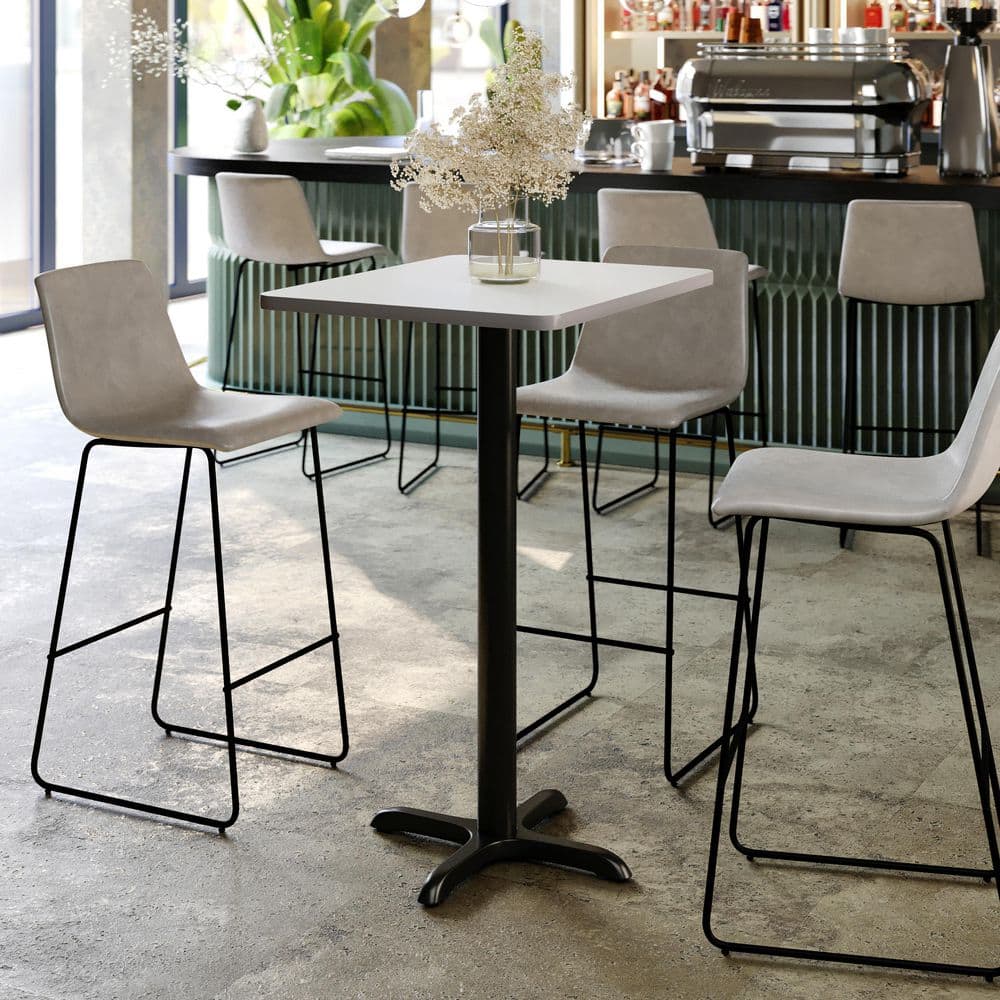 Carnegy Avenue Stiles 24 in. x 30 in. White Rectangular Table Top with ...