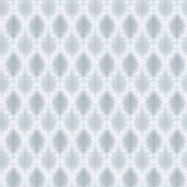 Chesapeake Mombi Light Blue Diamond Shibori Wallpaper Sample