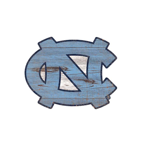 University of North Carolina Distressed Logo Cutout Decorative Sign