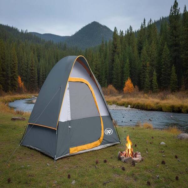 8 x 7 ft. Pop Up Canopy Tent Easy Set Up Gazebo in Grey WD28-236