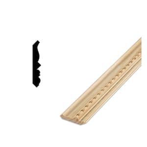 DM 268D 7/16 in. x 2-3/4 in. x 96 in. Pine Wood Crown with Dentil Moulding