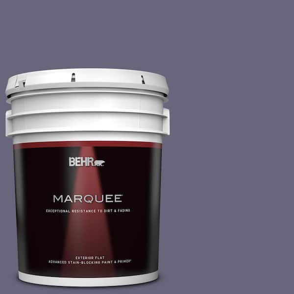 BEHR MARQUEE 5 gal. #640F-6 Enchanted Evening Flat Exterior Paint & Primer