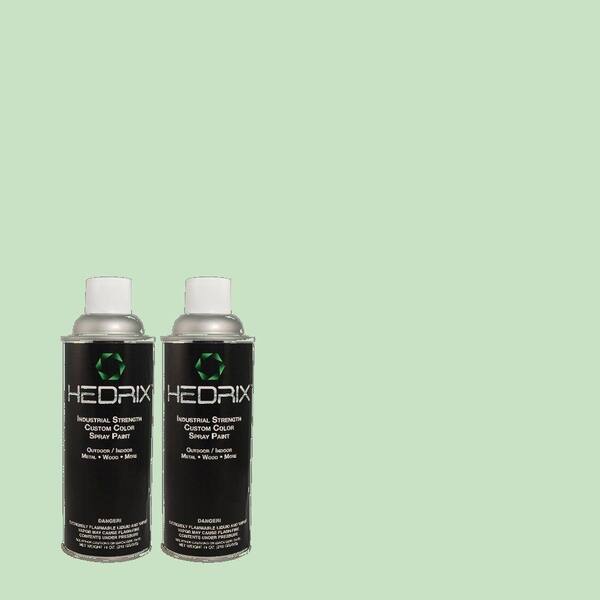 Hedrix 11 oz. Match of 470C-3 Spirited Green Gloss Custom Spray Paint (2-Pack)