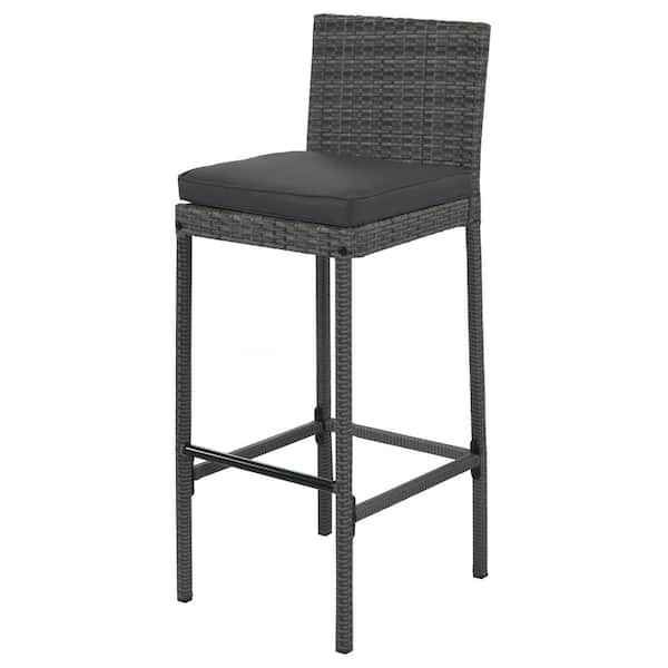 Grey discount wicker bar