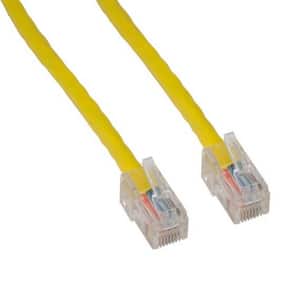 100 ft. Cat5e 350 MHz UTP Assembled Ethernet Network Patch Cable, Yellow