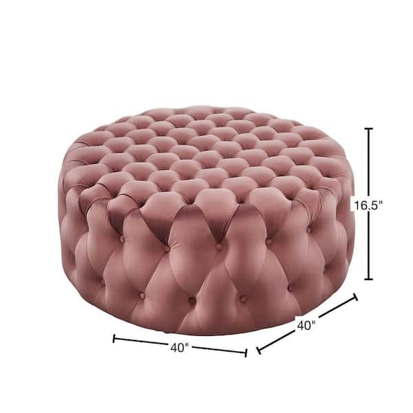 Ottoman CONRAD 50x35 cm Rosa CH