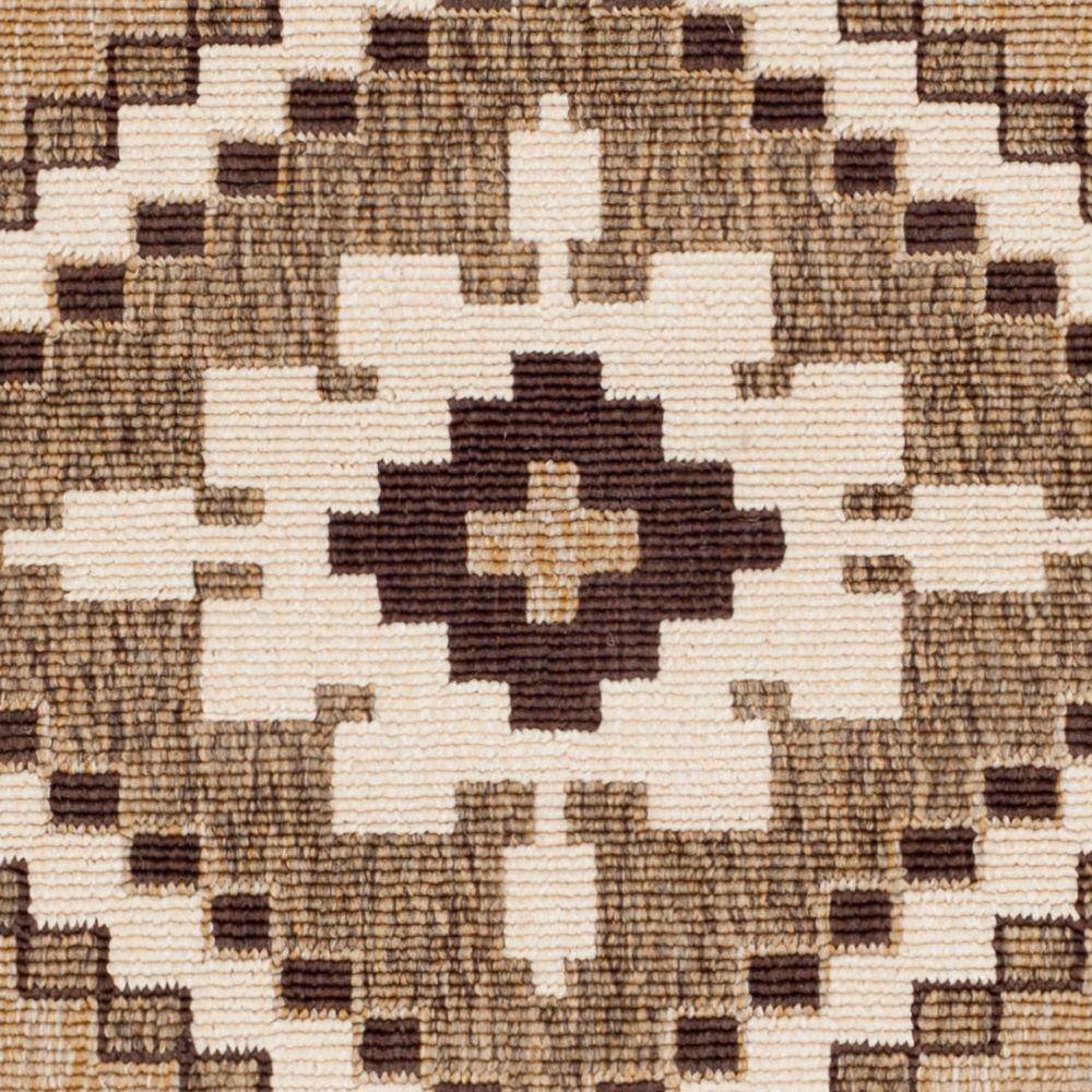 Gray Floral Round Synthetic Washable Easy Care Rug