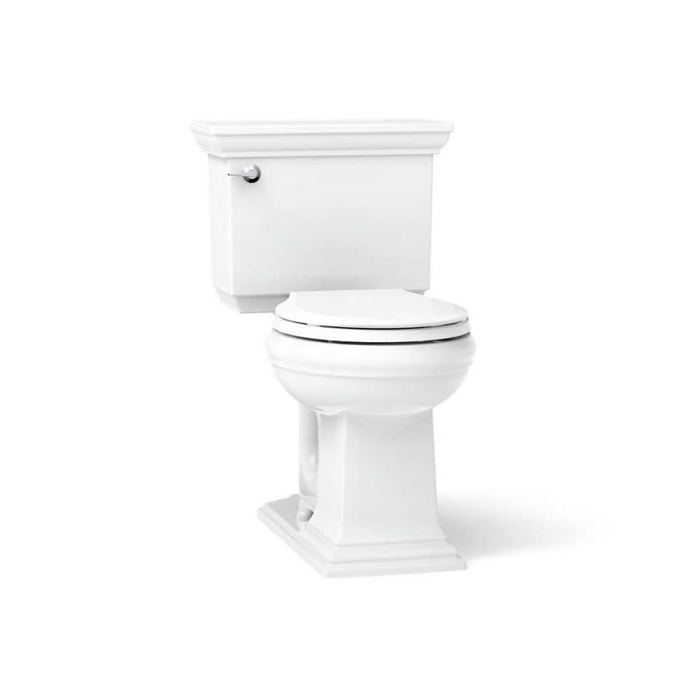 Memoirs 12 in. Rough In 2-Piece 1.28 GPF Single Flush Round Toilet in White Seat Not Included price history on PriceWatchPro