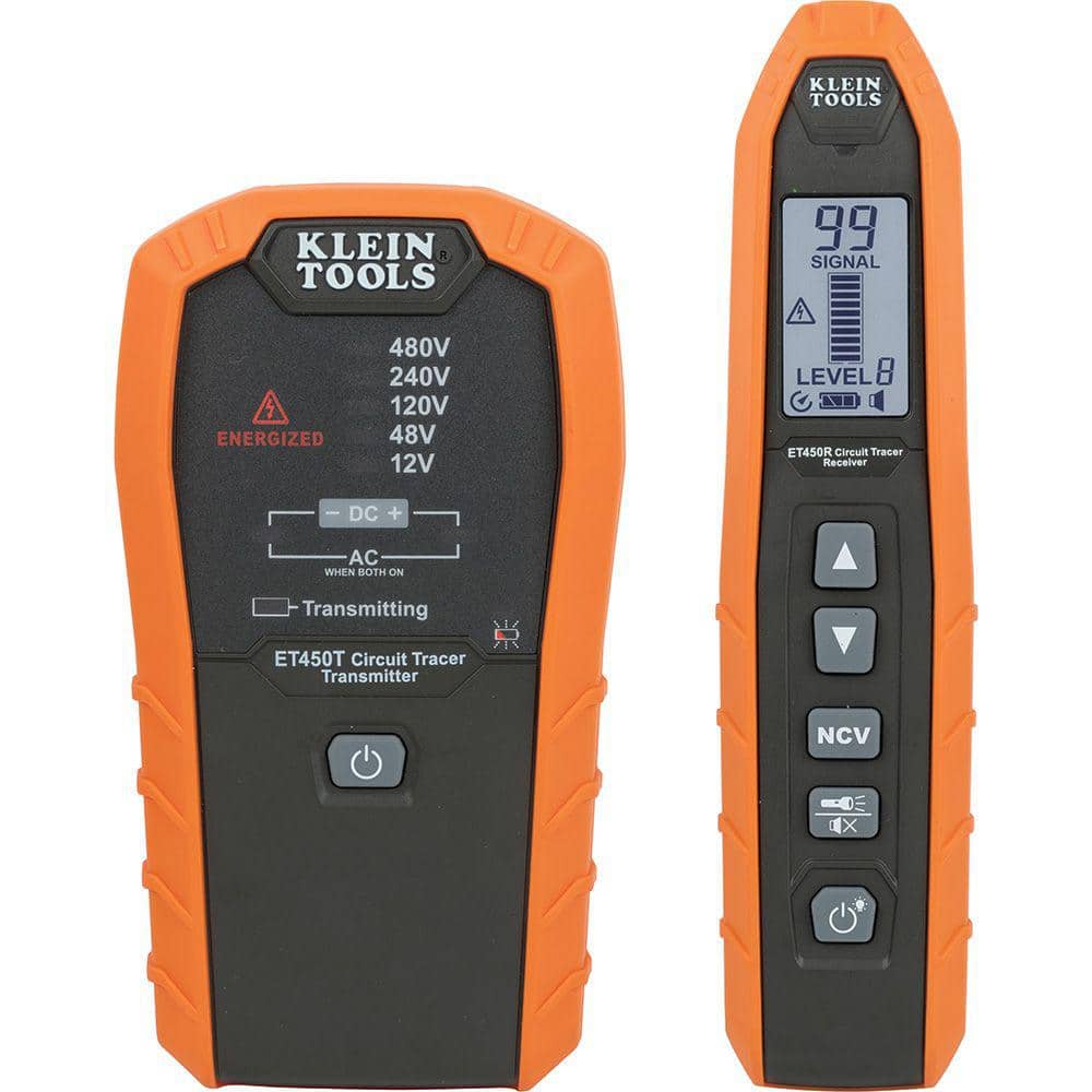 Advanced Orange and Black Circuit Tracer Kit with Digital Display